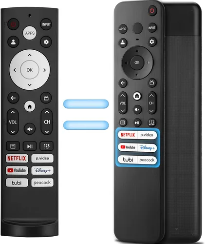 Vista 9 de Funda protectora de silicona para Roku, compatible con todos los controles remotos de TV Roku que brilla en la oscuridad, color azul y verde