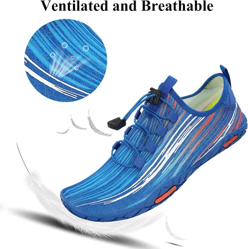 Vista 3 de TIAMOU - Zapatos de agua para hombre y mujer secado rápido y agradables para natación buceo surf calcetines acuáticos para natación senderismo