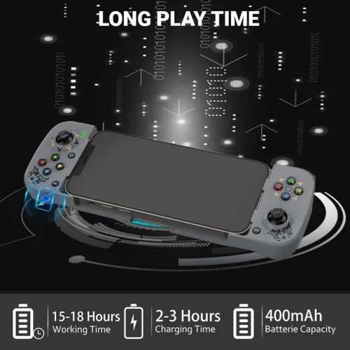 Vista 6 de arVin Mando móvil para juegos para iPhone iOS Android PC, Joystick inalámbrico para iPhone 14131211, iPad, MacBook, Samsung Galaxy S22S21S20, TCL