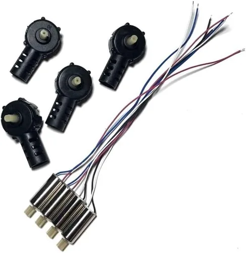 Vista 12 de Ajuste para K3 E99 y K3 Pro Rc Drone Quadrotor Piezas de repuesto Motores Base de Motor Hélices Cuchillas Marco Engranajes Brazo Kit de accesorios
