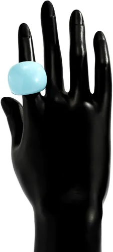 Vista 8 de Juego de anillos coloridos de acrílico grueso de banda ancha, anillos de resina gruesos para nudillos, anillos apilables, joyería Y2K para mujer