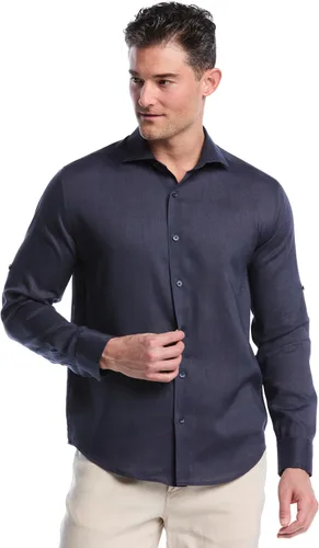 Vista 7 de Cubavera Camisa estándar Travelselect de manga larga con botones para hombre, ajuste clásico, resistente a las arrugas