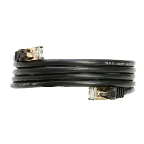 Vista 6 de Cables Direct Online Cable de conexión Ethernet de cobre Cat7 S/FTP de 6 pies, cable de Internet, compatible con PC, laptop, módem, enrutador