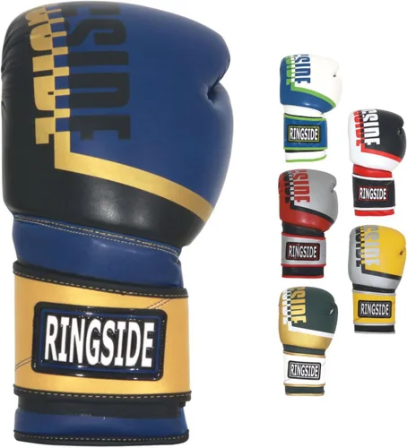 Vista 7 de Guantes de Boxeo de Sparring Ringside Bullet - Cuero Sintético de Alto Rendimiento para Boxeo, MMA, Muay Thai - Ajuste Seguro, Comodidad Ventilada
