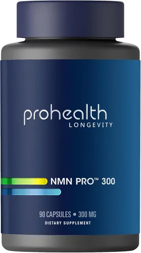Vista 10 de ProHealth NMN Pro 300 (30 cápsulas, paquete de 3) clínicamente estudiado Uthever® NMN. Precursor NAD+ para energía celular, apoyo mitocondrial