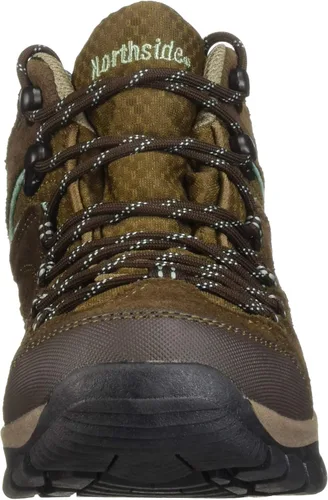 Vista 2 de Northside Womens Pioneer Mid cuero impermeable senderismo zapato