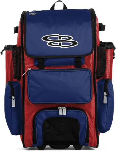 Vista 30 de Boombah Rolling Superpack - Bolsa para equipo de béisbol/sóftbol, varios colores, mango telescópico y capacidad para 4 murciélagos, versión