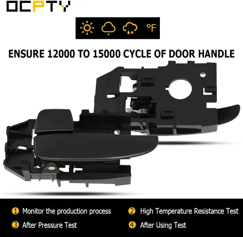 Vista 5 de OCPTY Manijas de puerta delanteras interiores del lado del pasajero de repuesto para Hyundai Elantra 2001-2006 para Hyundai Elantra manijas