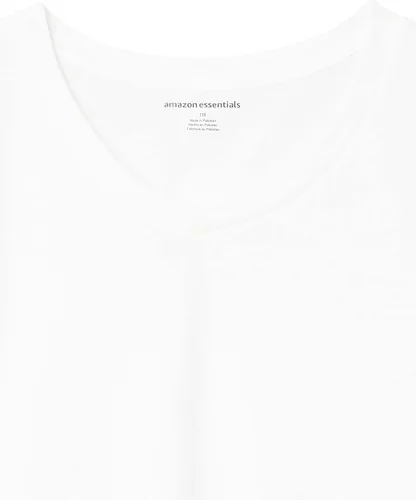 Vista 9 de Tienda Essentials Camiseta con cuello en V para hombre, paquete de 6