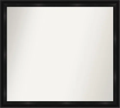 Vista 359 de Amanti Art Espejo personalizado, gran espejo de baño estrecho, espejo de pared o espejo de tocador de baño sobre el fregadero (24 x 24 pulgadas)