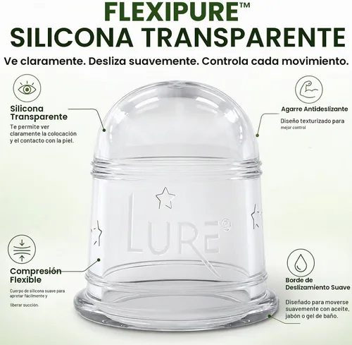 Vista 7 de Juego de terapia de ventosas de silicona 6 tazas de masaje profesional Kit de taza de terapia de ventosas para masaje, liberación miofascial