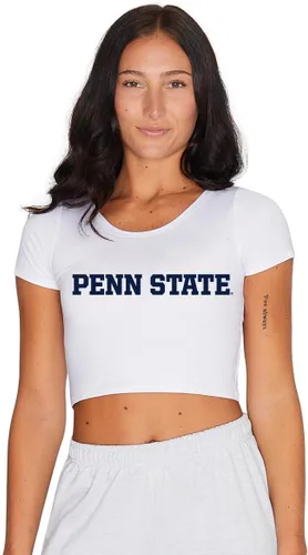 Vista 137 de Lojobands Camiseta corta ajustada para mujer, hecha en Estados Unidos, talla única