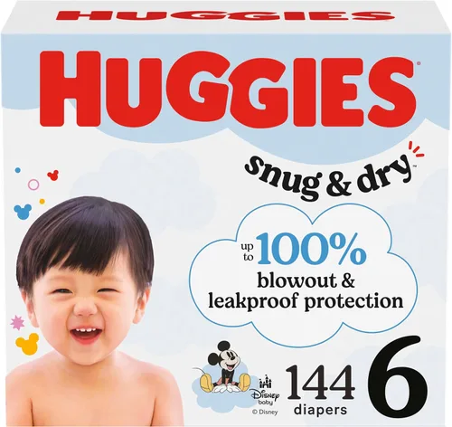 Vista 16 de Pañales Huggies Snug & Dry para bebé