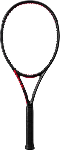 Vista 7 de Wilson Clash 100L V3 Strung - Raqueta de tenis para adultos, tamaño de agarre de 0-4 pulgadas, ensartada con Sensation 16 Natural a media tensión