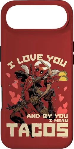 Vista 61 de Marvel Deadpool I Love You and by You I Mean Tacos - Carcasa para iPhone 17