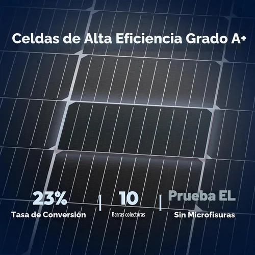 Vista 3 de JJN Paneles solares de 100 W, panel solar monocristalino de 10BB de 12 V 100 W, cargador de alimentación de módulo fotovoltaico de alta eficiencia