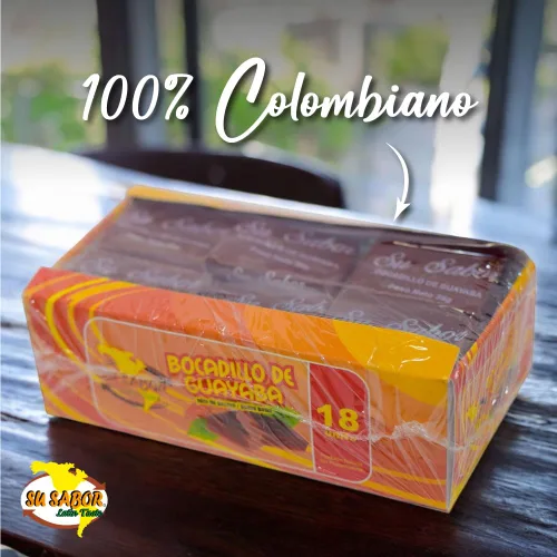Vista 3 de Su Sabor Pasta de Guayaba / Bocadillo de Guayaba 18 unidades (Veleño Rojo)