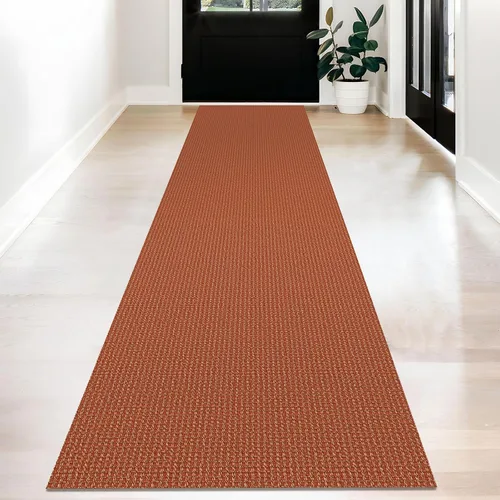 Vista 93 de KOZYFLY - Tapetes de pasillo, lavables, con respaldo de goma antideslizante, tapete de algodón para interiores, entrada, puerta trasera, habitación