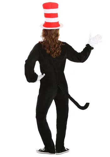 Vista 9 de Disfraz de Adulto Talla Grande de El Gato Ensombrerado Multicolor