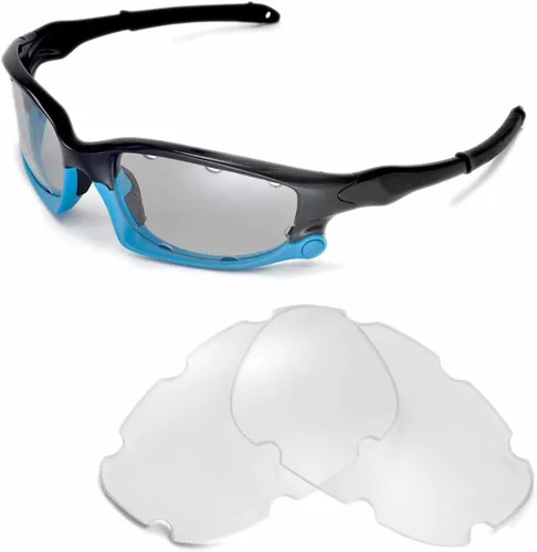 Vista 3 de Walleva Lentes ventiladas de repuesto + auriculares para gafas de sol Oakley Split Jacket - Múltiples opciones disponibles