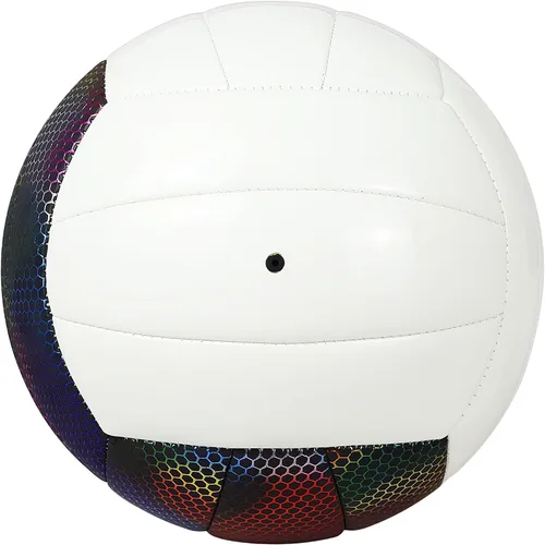 Vista 5 de EVZOM Balón de voleibol que brilla en la oscuridad tamaño 5, pelotas de voleibol reflectantes de cuero brillante, regalo para niños, hombres