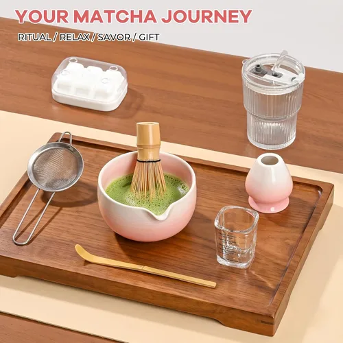 Vista 2 de Juego Matcha Kit Completo Matcha con Matcha Whsik Rosa