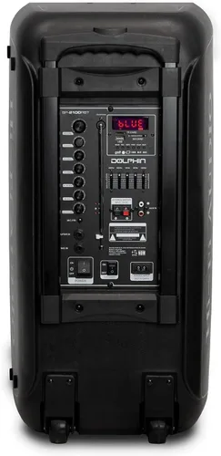 Vista 2 de Dolphin - Altavoz Bluetooth portátil con sonido activado, TWS, potentes X-Bass, woofers duales de 10 pulgadas, batería de larga duración