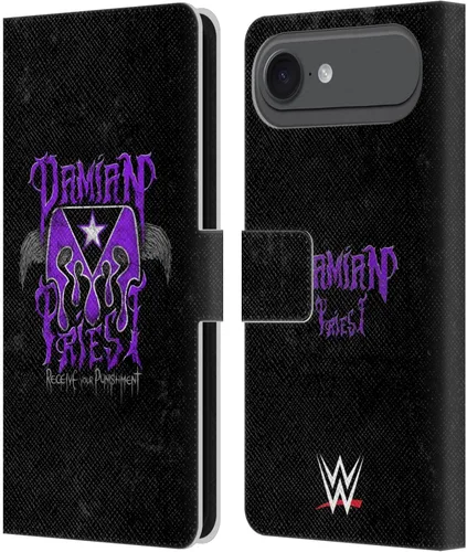 Vista 23 de Head Case Designs Funda de piel con licencia oficial de la WWE Portrait Damian Priest compatible con Apple iPhone 11