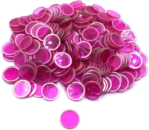 Vista 4 de Tapp Collections Fichas transparentes de bingo 300-pk