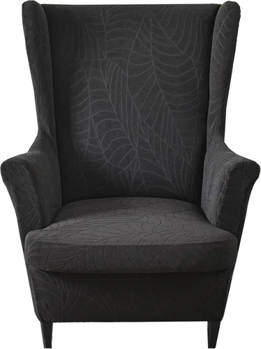 Vista 28 de HZDHCLH Fundas para silla de ala de 2 piezas, fundas de silla de ala de elastano elásticas para sillón del salón, fundas lavables para sofá