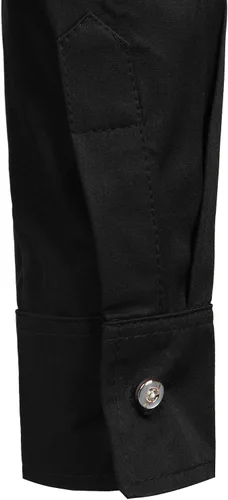 Vista 6 de ZEROYAA Camisas de vestir de manga larga con bordado floral para hombre