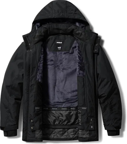 Vista 7 de TSLA Men's Winter Ski Jacket, Waterproof Warm Insulated Snow Coats, Cold Weather Windproof Snowboard Jacket with Hood