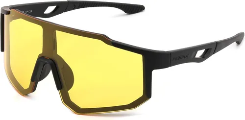 Vista 16 de FEISEDY Gafas de sol deportivas para hombres, mujeres y adolescentes - Béisbol, ciclismo, ciclismo UV400 protección B2388