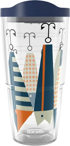 Vista 11 de Tervis Vaso aislado de doble pared para pesca fabricado en Estados Unidos, con aislamiento de doble pared, mantiene las bebidas frías y calientes