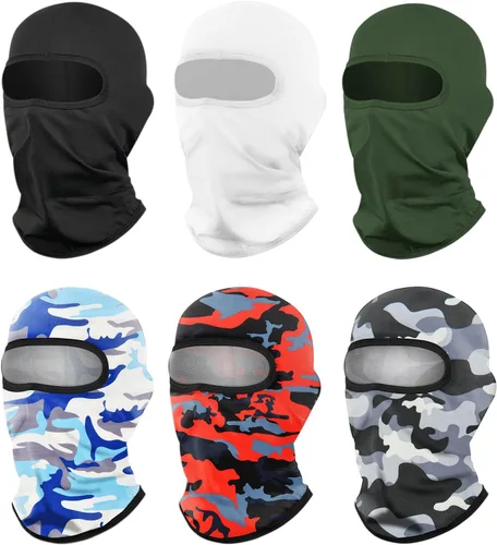 Vista 9 de LONGKING Pasamontañas de esquí, máscara facial de invierno para hombres y mujeres, esquí, snowboard, motocicleta, protección UV