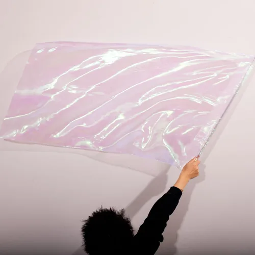 Vista 4 de Bandera de adoración con varilla escalable, bandera rectangular de poliéster de 45 pulgadas para danza al aire libre, banderas de baile de alabanza