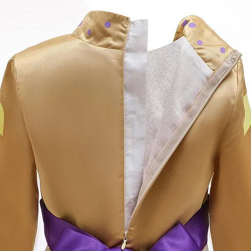 Vista 5 de Kidswant Disfraz de princesa para niñas vestido de lujo para fiesta elegante con accesorios 2-12 años