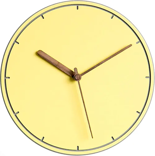Vista 8 de Stephanie Imports Reloj de pared silencioso minimalista moderno colección azul pastel