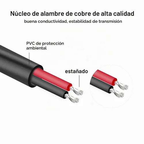 Vista 5 de Cable de repuesto de 18AWG 4 pines DIN macho coleta DIY para sistema de cámaras CCTV cargadores adaptador (4.9 pies)