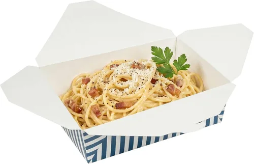 Vista 35 de Restaurantware Bio Tek - Cajas para llevar de 30 onzas, 200 loncheras para llevar, cierre de tabulación, resistentes al calor, desechables, de papel