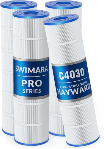 Vista 8 de Cartucho de filtro de piscina serie Pro, tela trilobal de 3 onzas, repuesto para Hayward CX550RE PA55 Unicel C-7656 Filbur FC-1240, compatible