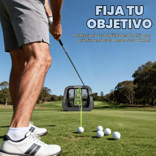 Vista 7 de BAYINBULAK Red de práctica de astillado de golf, accesorios de golf para hombres, 1 paquete