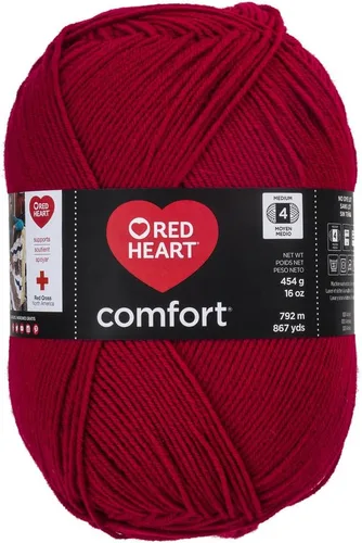Vista 21 de RED HEART Hilo Comfort Shimmers, ópalo blanco Ópalo blanco brillante