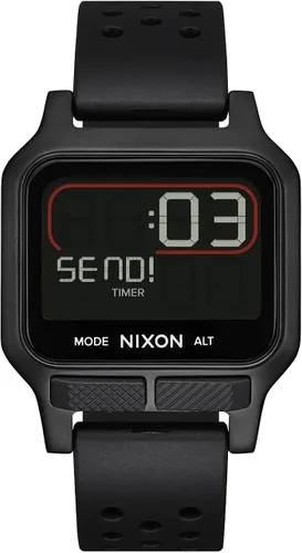 Vista 5 de NIXON Heat A1320 - Reloj digital para hombres y mujeres 3281ft resistente al agua para entrenamiento y correr relojes deportivos ultra finos
