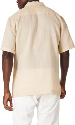 Vista 2 de Isle Bay Linens Camisa Guayabera de manga corta 100 Ramie para hombre