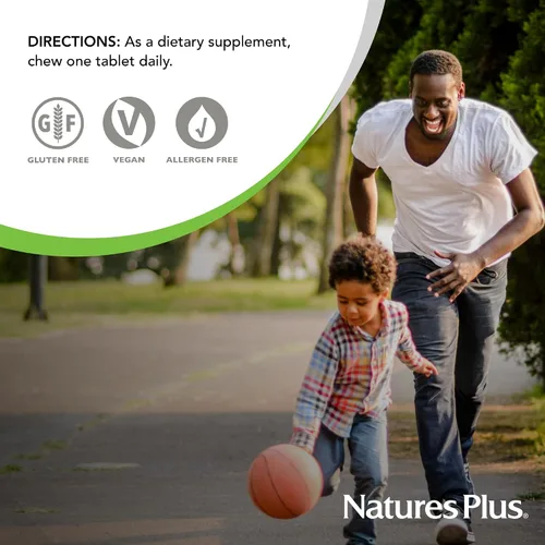 Vista 6 de NaturesPlus Jugo de naranja - 60 tabletas masticables - 1000 mg de vitamina C - Suplemento de apoyo inmunológico de alta potencia, antioxidante