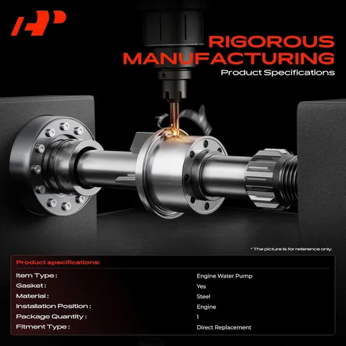 Vista 3 de Bomba de Agua del Motor A-Premium [4Cil 1.4L, DOHC] con Junta y Sello Compatible con Autos Chevrolet, Buick - Encore 2013-2020, Sonic 2012-2020