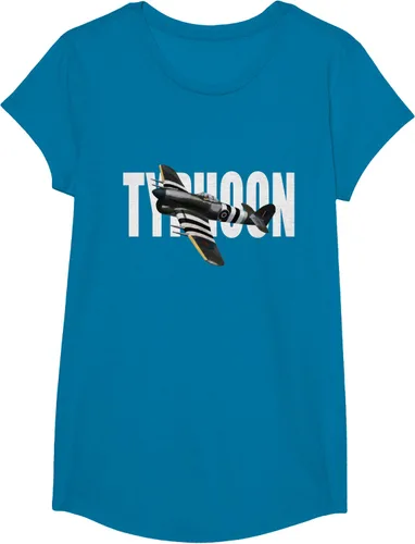 Vista 77 de RAF Hawker Typhoon WW2 Fighter Aircraft T-Shirt