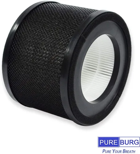 Vista 3 de PUREBURG Filtro de repuesto compatible con purificadores de aire TaoTronics TT-AP001, Gukify AP001 y VAVA VA-EE014, paquete de 2 unidades de carbón