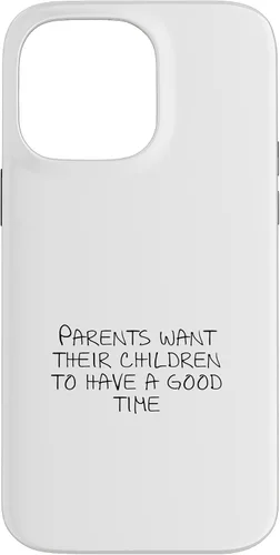 Vista 21 de Parents want their children to have a good time Case for iPhone XR